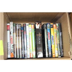 BOX OF 15+ DVD'S