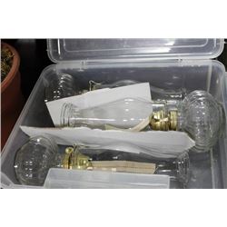 BIN OF OIL LAMPS