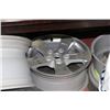 Image 1 : SET OF 4 ALUMINUM RIMS SIZE UNKNOWN