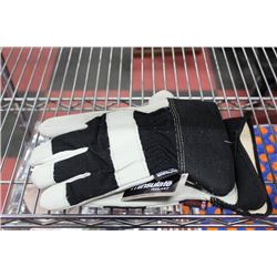 PAIR OF XXL LEATHER WORK GLOVES