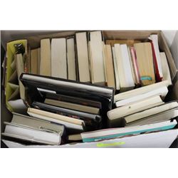 LARGE BOX OF ASSORTED BOOKS INCLUDING COOKING,