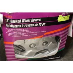 NEW SET OF 13" WHEEL COVERS, SNAP IN