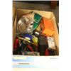 Image 1 : BOX FULL OF TOOLS INCLUDING ROUTER BITS , WRENCHES