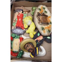 FLAT OF 1947-1968 CHALKWARE