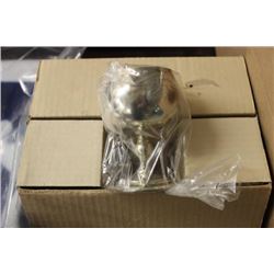 SILVER PLATED CONIAC WINE GLASSES