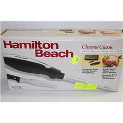 HAMILTON BEACH CHROME CLASSIC ELECTRIC KNIFE WITH