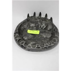 GRIZZLY BEAR PAW ASHTRAY