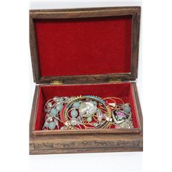 JEWELRY BOX WITH CONTENTS
