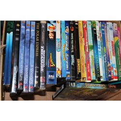 BOX OF KIDS DVD'S