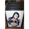 Image 1 : BOX WITH 15 FRAMED TATTOO GIRL PRINTS