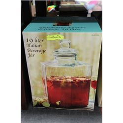 19 L GLASS DRINK DISPENSER