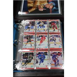 LARGE BINDER 1990 SCORE HOCKEY CARDS