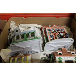 5-PEICE SET OF "OLD WORLD VILLAGE" PARTY-LITE