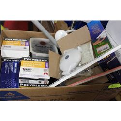 BOX OF MISCELLANEOUS HOUSEHOLD ITEMS