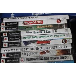 BUNDLE OF (10) PS2 GAMES