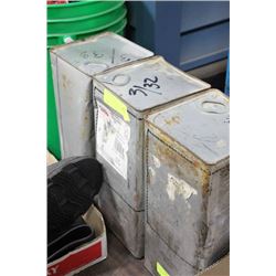 TINS OF WELDING RODS