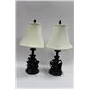 Image 1 : PAIR OF ELEPHANT LAMPS W/ SHADES