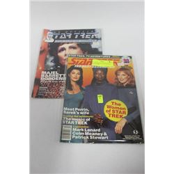 2 STAR TREK NEXT GENERATION MAGAZINES
