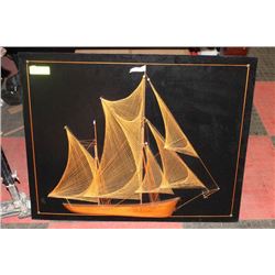 SAILBOAT STRING ART