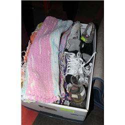 BOX OF OIL LAMP, MUSICAL MARY, RICE COOKER AND (5)