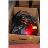 Image 1 : BOX WITH 3 BICYCLE HELMETS & INSERTS