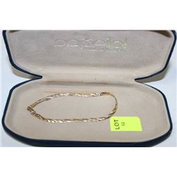 10K ITALY STAMPED YELLOW GOLD LADIES BRACELET