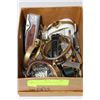 Image 1 : BOX OF WATCHES, KNIVES, ETC.