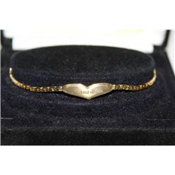 GOLD HEART BRACELET