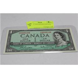 GEM UNC 1954 ONE DOLLAR NOTE