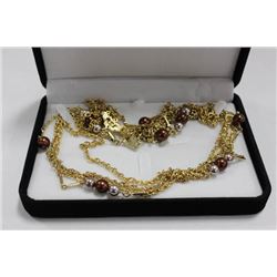 BEADED CHAIN NECKLACE
