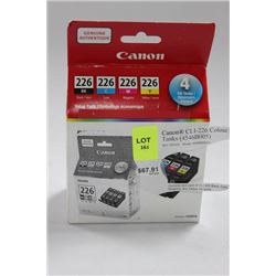 BOX OF CANON BK AND COLOR CLI-226 PRINTER