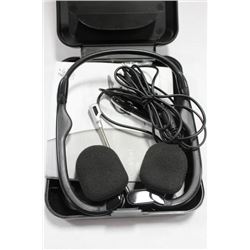 LOGITECH NOTEBOOK HEADSET W/CASE AND CHARGER