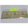 Image 1 : SET OF THREE 1943 WWII ALLIED MILITARY ITALY NOTE