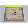 Image 1 : UNCIRCULATED WWII 1943 ALLIED MILTARY ITALY