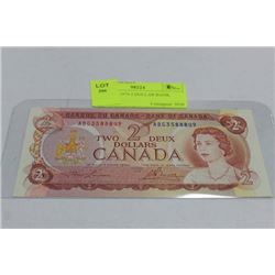 GEM UNC 1974 2 DOLLAR BANK NOTE