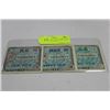Image 1 : SCARCE SET OF 3 ALLIED MILITARY CURRENCY OCCUPIED