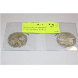 1972 UNCIRCULATED GERMANY MUNIC OLYMPICS SILVER