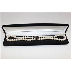 #13  PEARL AND BLUE SAPPHIRE NECKLACE