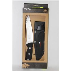 OLYMPIA EDGE 30340PKH HUNTING KNIFE W HARD CASE