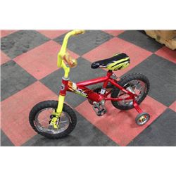 HOT WHEELS KIDS BIKE W TRAINING WHEELS
