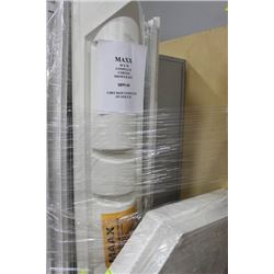 MAXX 38" X 38" COMPLETE CORNER SHOWER KIT