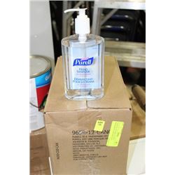 CASE OF 12 PURELL HAND SANITIZER PUMPS