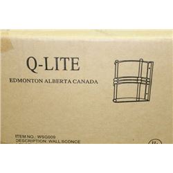 Q LIGHT WSG009 WALL SCONE LIGHT FIXTURE
