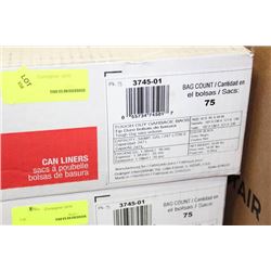 CASE OF 75 GARBAGE BAGS