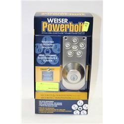 WEISER POWER BOLT TOUCH PAD ELECTRONIC DEADBOLT