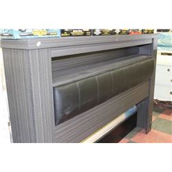 KING SIZE PADDED BOOKSHELF HEADBOARD