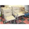 Image 1 : BAR HEIGHT SWIVELING PATIO CHAIRS, W/ CUSHIONS X7