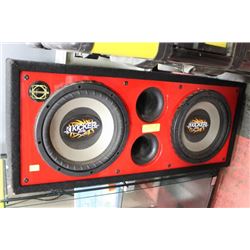 "KICKER" TWIN 10" SUB WOOFERS