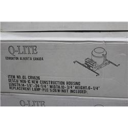 QLCRV626  CASE OF 6 POT LIGHTS CONSTRUCTION
