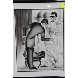 FRAMED ARTWORK PRINT  22x16